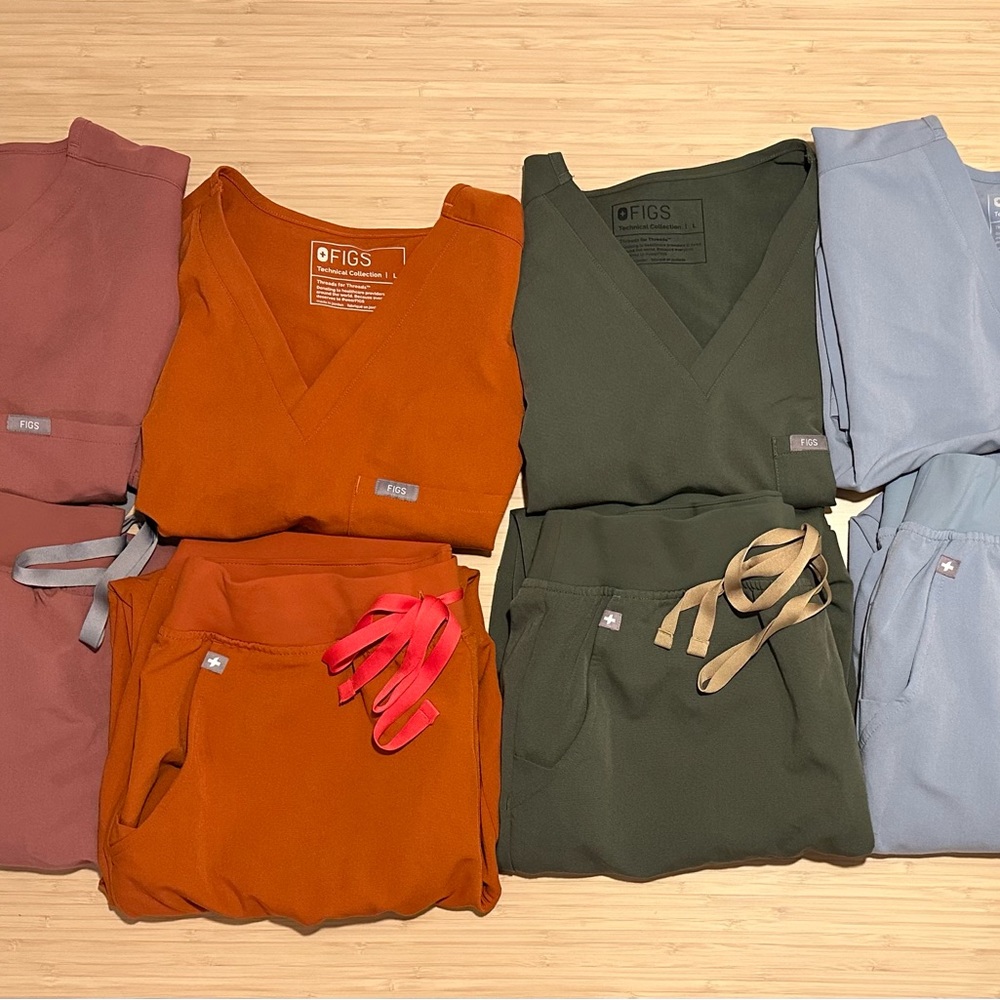 Four Figs Scrub Sets Excellent Condition!